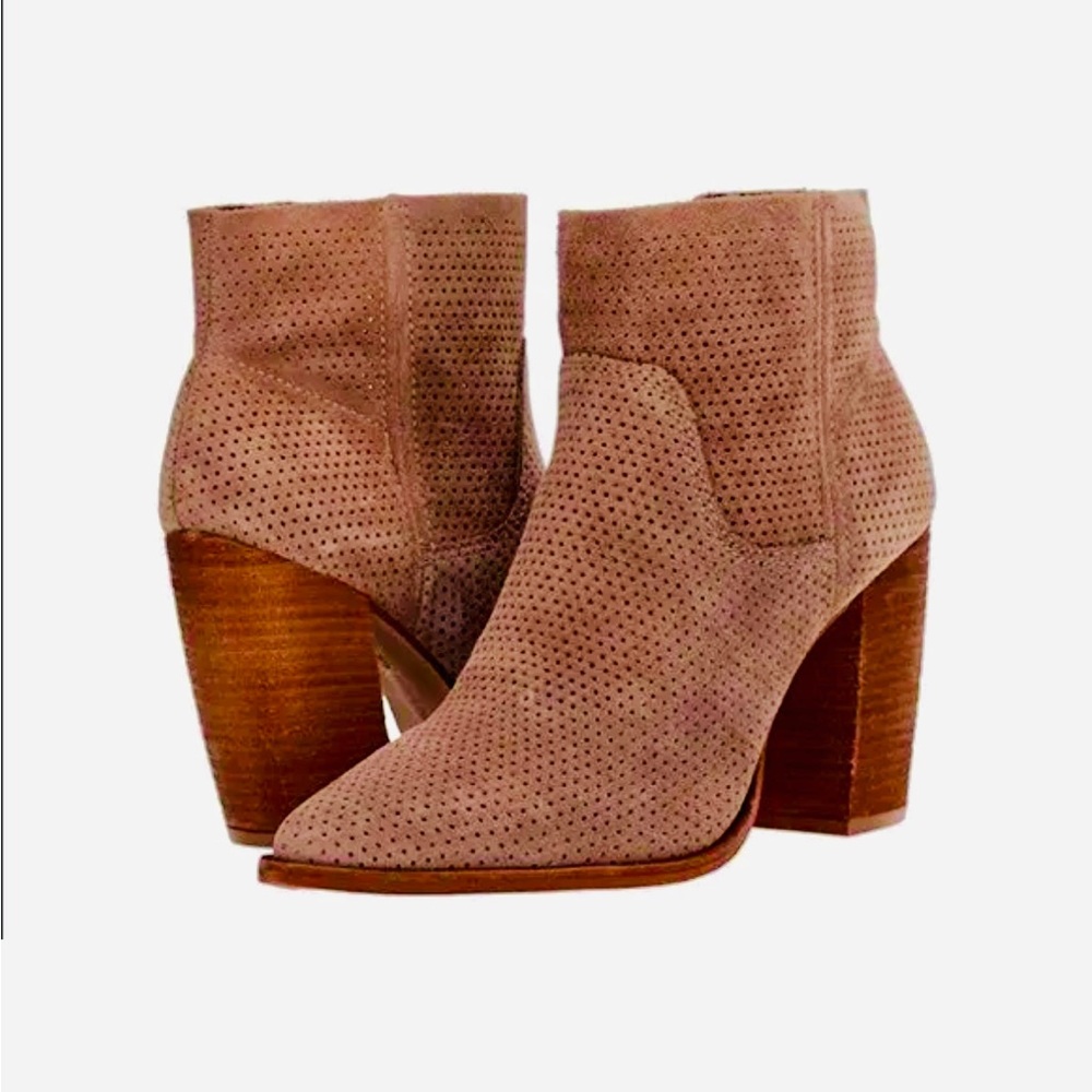 Vince Camuto perforated Cava booties